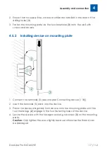 Preview for 17 page of Telegärtner DoorLine Pro EXCLUSIVE Series Operating And Assembly Instructions Manual