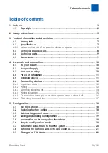 Preview for 3 page of Telegärtner DoorLine TM4 Operating And Assembly Instructions Manual