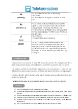 Preview for 5 page of Telekonnectors TLK G400 Instruction Manual