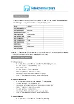 Preview for 6 page of Telekonnectors TLK G400 Instruction Manual