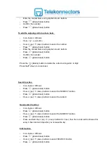 Preview for 14 page of Telekonnectors TLK G400 Instruction Manual