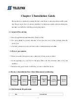 Preview for 8 page of TELELYNX LAVISION-8811 Manual