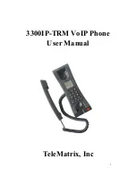 Telematrix 3300IP-TRM User Manual preview