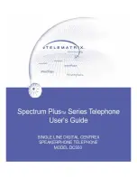 Предварительный просмотр 1 страницы Telematrix Spectrum Plus DC550 User Manual