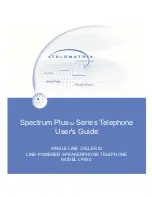 Telematrix Spectrum Plus LP550 User Manual предпросмотр