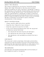 Preview for 2 page of Telemax TXDOCK Owner'S Manual