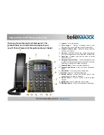 Telemaxx Polycom VVX 410 User Manual preview