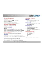 Preview for 2 page of Telemaxx Polycom VVX 410 User Manual