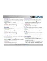 Preview for 4 page of Telemaxx Polycom VVX 410 User Manual