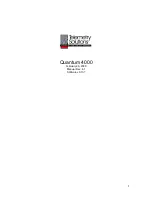 Telemetry Solutions Quantum 4000 Manual preview