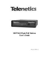 Preview for 1 page of Telenetics Flash Poll DSP 9612 User Manual