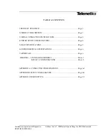 Preview for 2 page of Telenetics MIU Dial or Leased Line modem with RS-485 Installation & Operation Manual