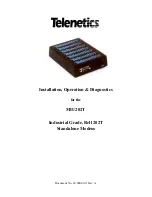 Telenetics MIU/PowerPort 202T Installation & Operation Manual preview