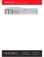 Preview for 5 page of Teleorigin RBMTX-Lite User Manual