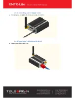 Preview for 16 page of Teleorigin RBMTX-Lite User Manual