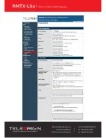 Preview for 44 page of Teleorigin RBMTX-Lite User Manual