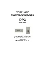 Telephone Technical Services DP3-AH User Manual preview