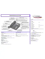 Telephonics iPECS LIP-8002 User Manual preview