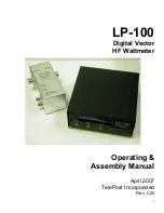 TelePost LP-100 Manual предпросмотр