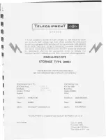 Preview for 2 page of Telequipment DM64 Manual