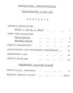 Preview for 2 page of Telequipment Serviscope S51 Operating Instructions Manual