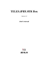 Предварительный просмотр 5 страницы TELES TELES.iPBX 8TR Box User Manual