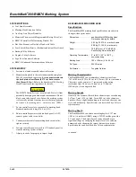 Preview for 2 page of Telesis BenchMark 200 Manual