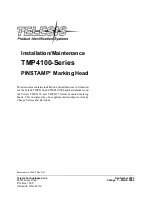 Предварительный просмотр 1 страницы Telesis PINSTAMP TMP4100 Series Installation & Maintenance