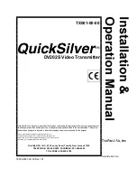 Preview for 1 page of TeleSite QuickSilver DV202S Installation & Operation Manual