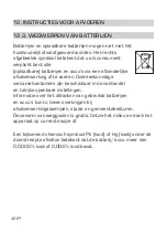 Preview for 426 page of Telestar DIRA S 32i CD Operating Instructions Manual