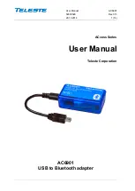 Preview for 1 page of Teleste AC6901 User Manual