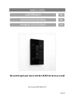 Teletask AURUS-OLED User Manual preview