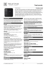 Preview for 1 page of Teletask TDS12142 Series Quick Start Manual