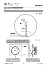 Предварительный просмотр 2 страницы Teletask TDS12142 Series Quick Start Manual