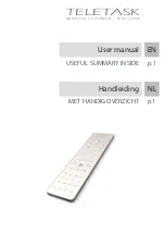 Teletask TDS12502 User Manual preview