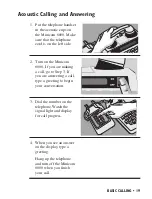 Preview for 22 page of Teletec international Minicom 6000 User Manual