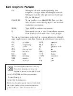 Preview for 87 page of Teletec international Minicom 6000 User Manual