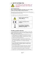 Предварительный просмотр 5 страницы TELETECH TX 916 Operator'S Manual