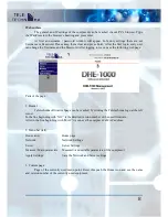 Предварительный просмотр 8 страницы Teletechnika Ltd. DHE-1000 Technical Documentation Manual