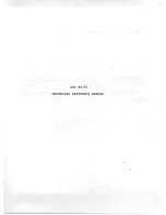 Preview for 1 page of Teletek electronics SB 86/87 Technical Reference Manual