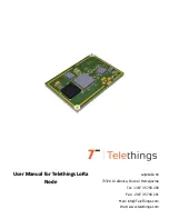 Preview for 1 page of Telethings LoRa Node User Manual