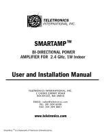 Teletronics International Smartamp User And Installation Manual preview