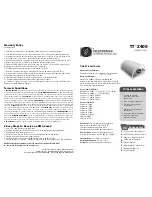 Preview for 1 page of Teletronics International TT 2400 Quick Product Manual