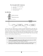 Preview for 4 page of Teletronics International UDC 5800 Operation & Installation Manual