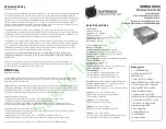 Preview for 1 page of Teletronics International VERSA 5800 Quick Product Manual