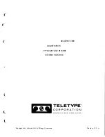 Teletype 15AND20 Bulletin предпросмотр