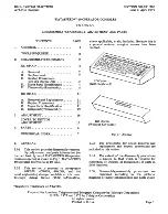 Preview for 1 page of Teletype Dataspeed 40 KD Disassembly, Reassembly, Adjustment, And Parts