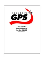 Предварительный просмотр 1 страницы Teletype GPS 062006 Manual