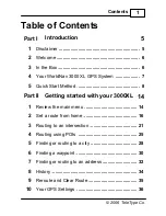 Preview for 3 page of Teletype WorldNav 3000 XL User Manual