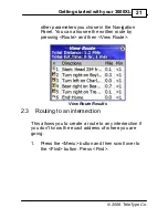 Preview for 23 page of Teletype WorldNav 3000 XL User Manual